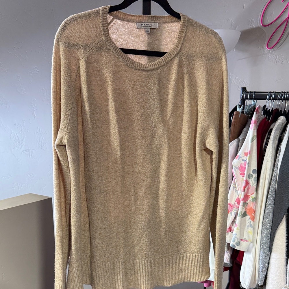 Liverpool Gold Crew Neck Sweater